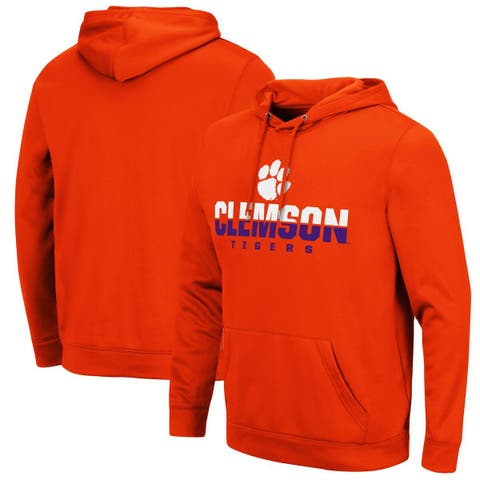 Men's Colosseum Orange Clemson Tigers Lantern Pullover Hoodie