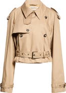 JW Anderson Double Breasted Crop Trench Coat