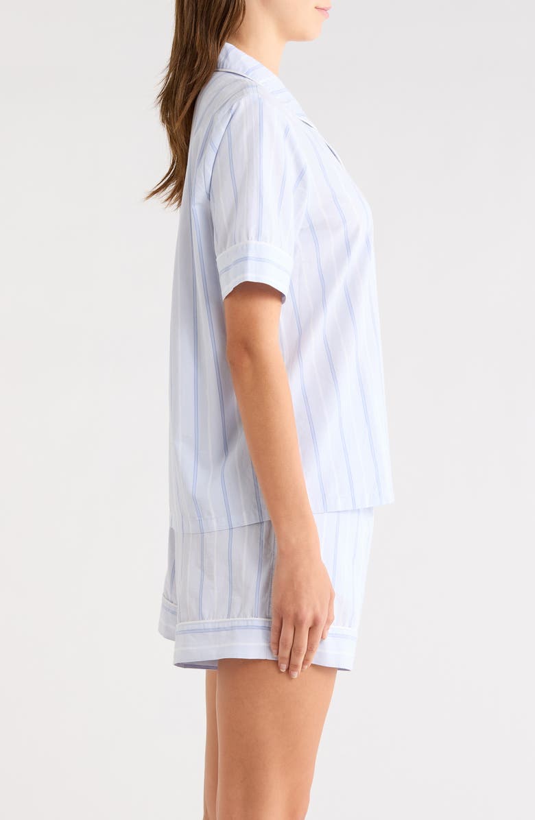 Nordstrom Classic Short Cotton Pajamas, Alternate, color, Blue Parker Stripe