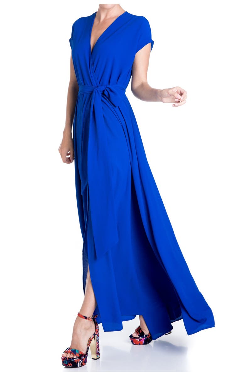 MEGHAN LA Jasmine Maxi Dress, Alternate, color, Royal