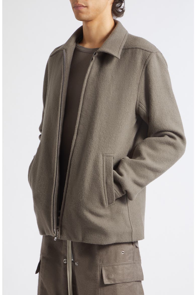 Brad Wool Zip Jacket, Alternate, color, DUST