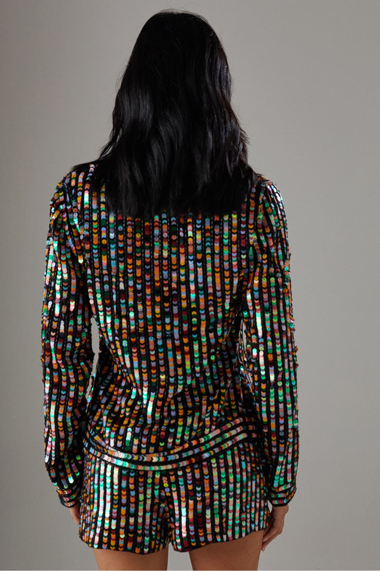 Premium Hand Embellished Sequin Jacket, Alternate, color, Multi
