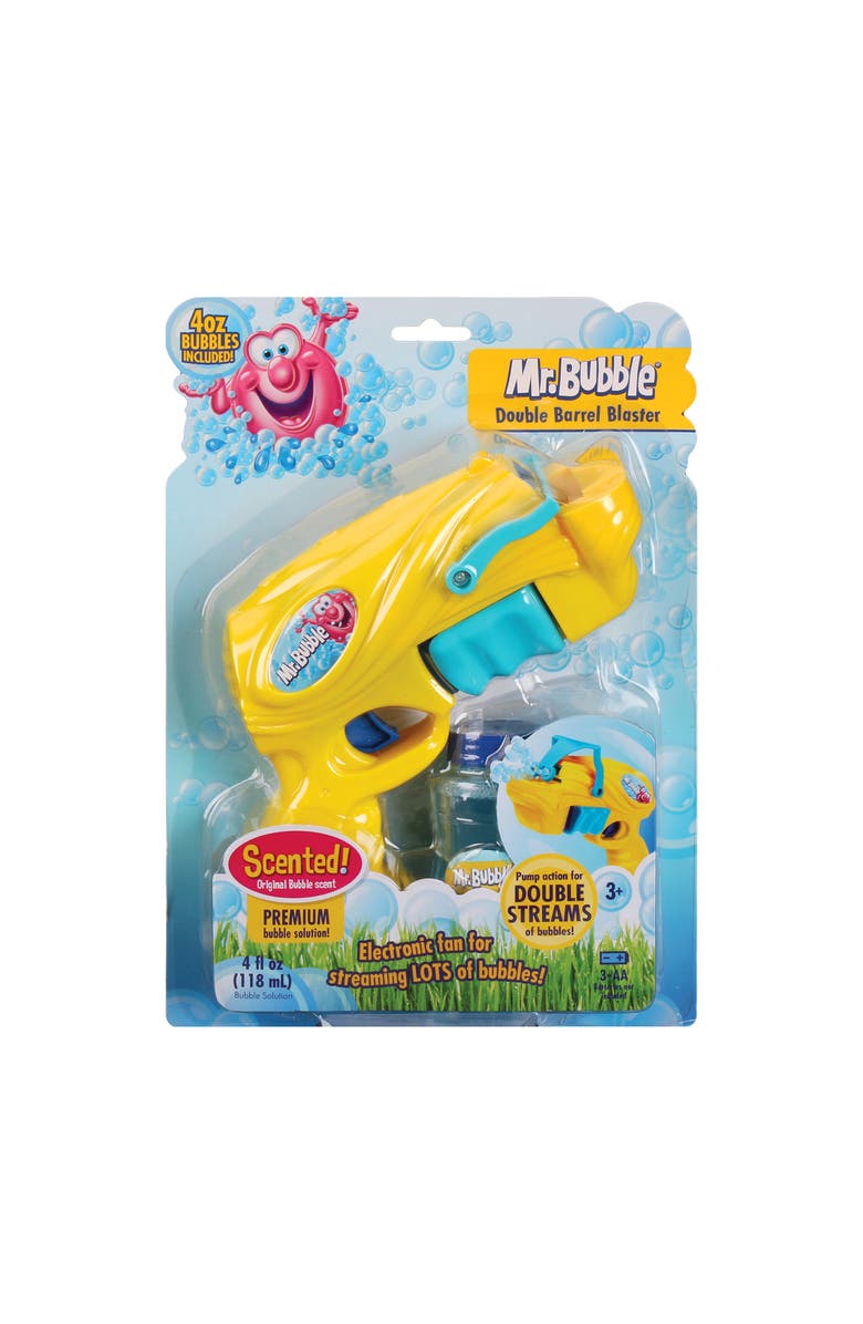 Kid Galaxy Mr Bubble Double Barrel Blaster, Alternate, color, Multicolored