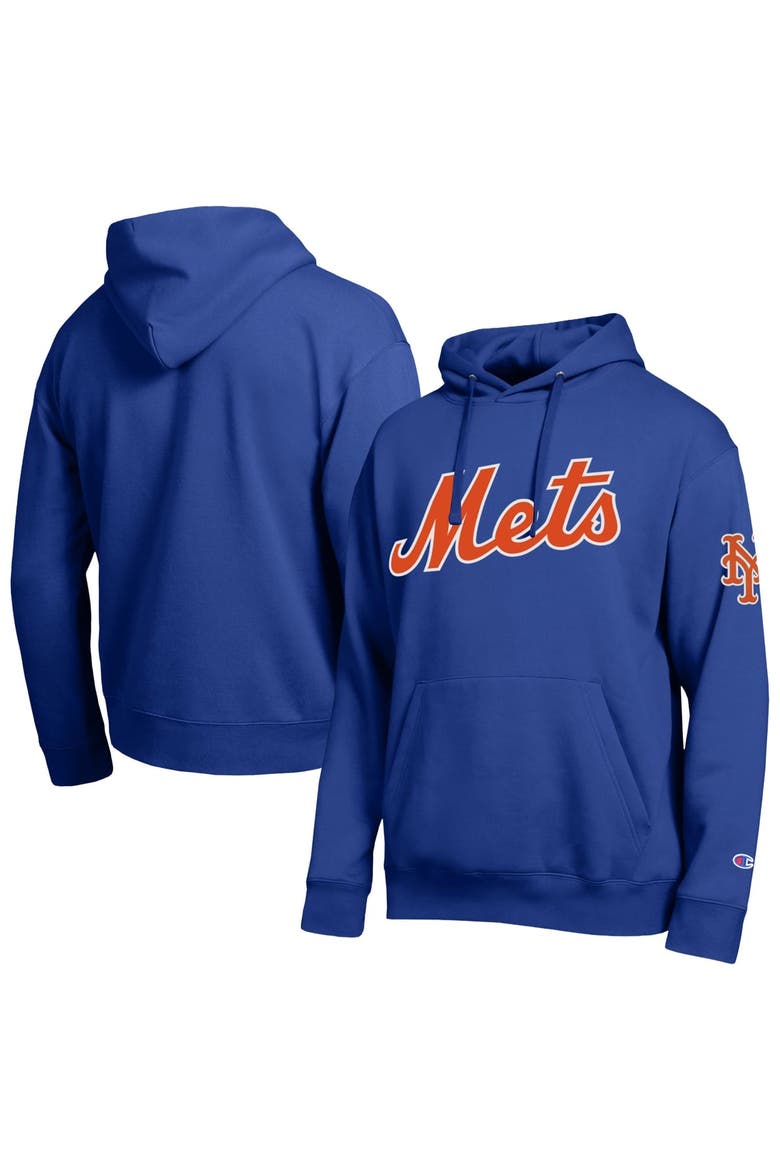 Men's Champion  Royal New York Mets All Star Wordmark Hoodie, Main, color, Royal