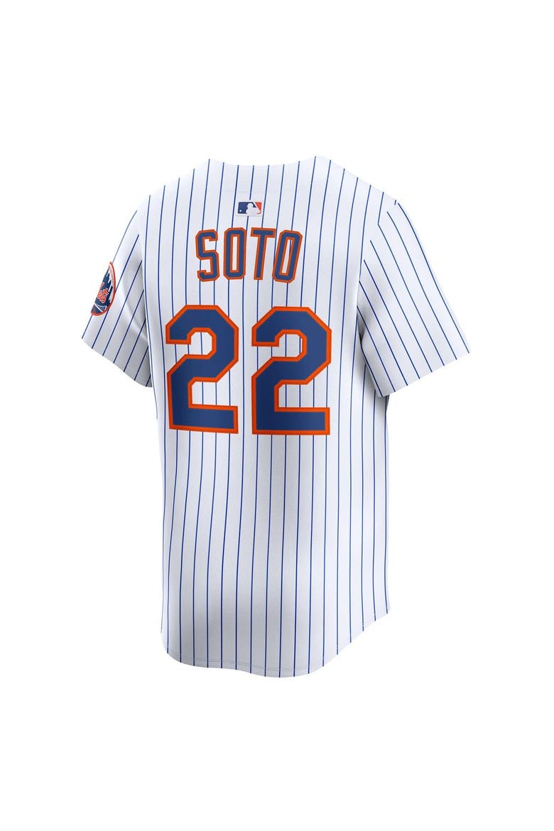 Men's Nike Juan Soto White New York Mets Home Limited Player Jersey, Alternate, color, White