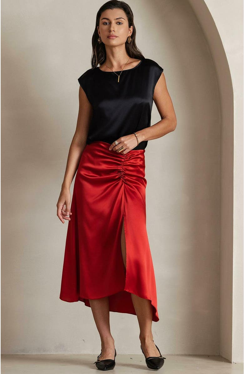 SILKSILKY 19Momme Silk Casual Sleeveless Top, Alternate, color, 