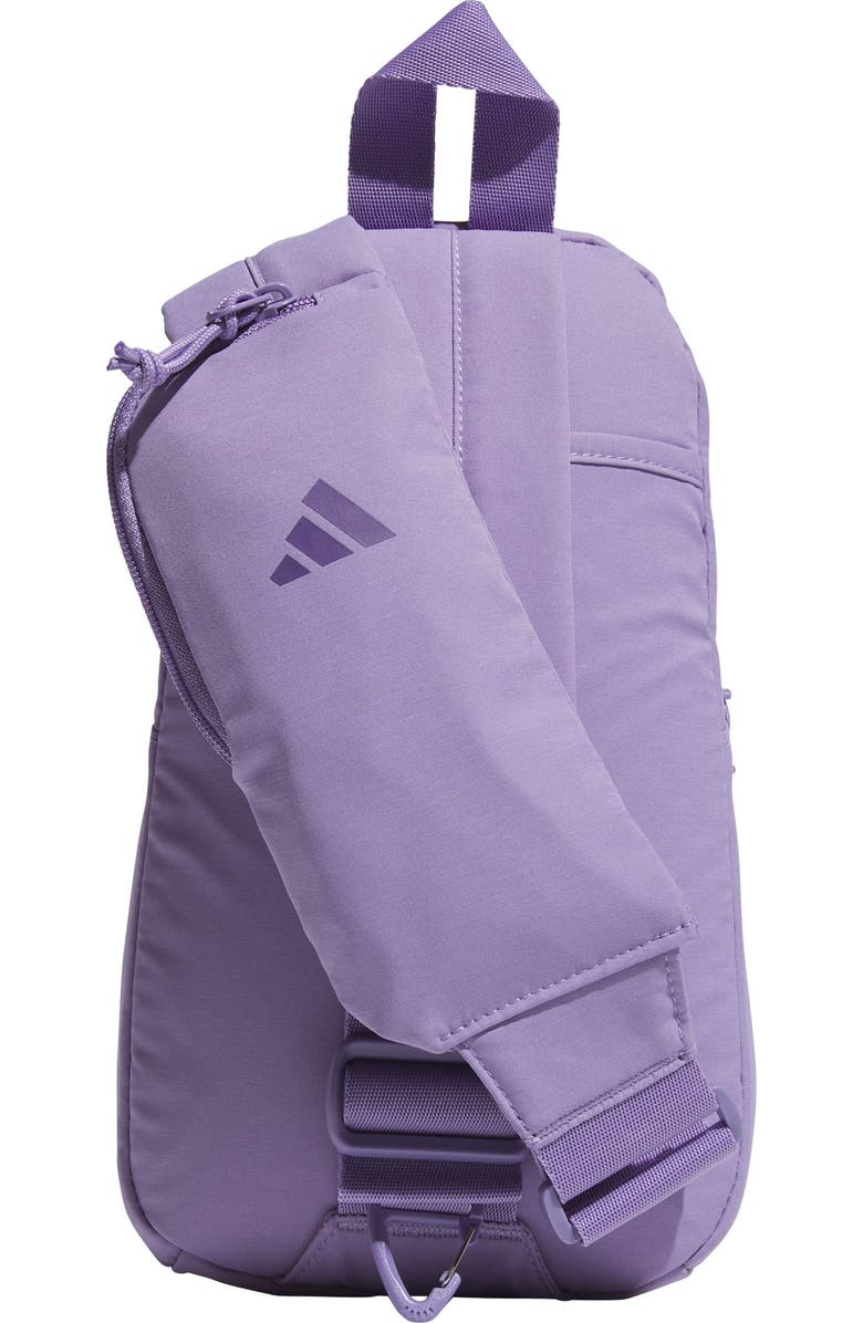 adidas Essentials 3 Sling Crossbody Bag, Alternate, color, Magic Mauve Purple/ Rose Gold