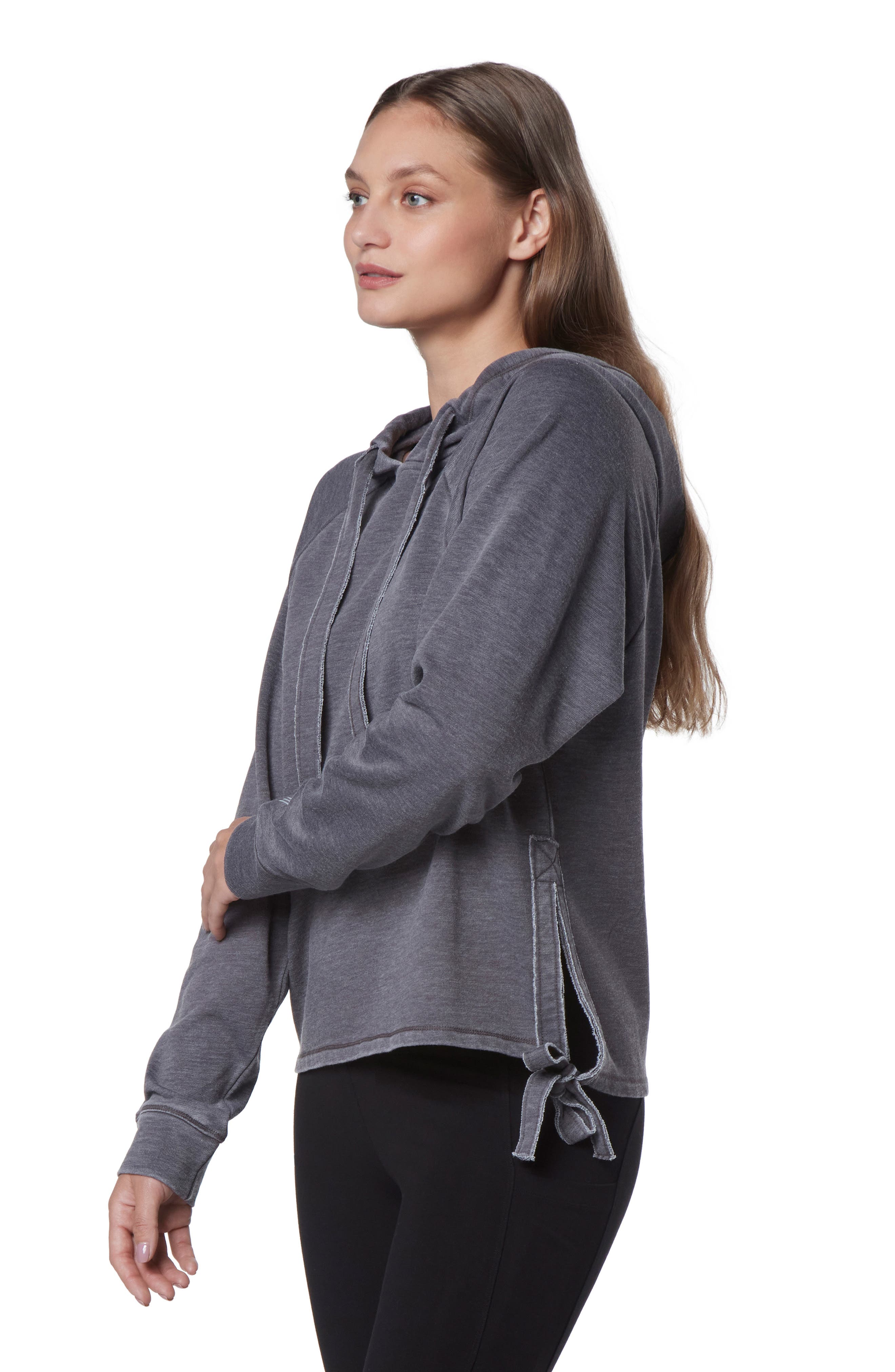 Andrew Marc Sport Vented Side Long Sleeve Hoodie (Women) | Nordstromrack