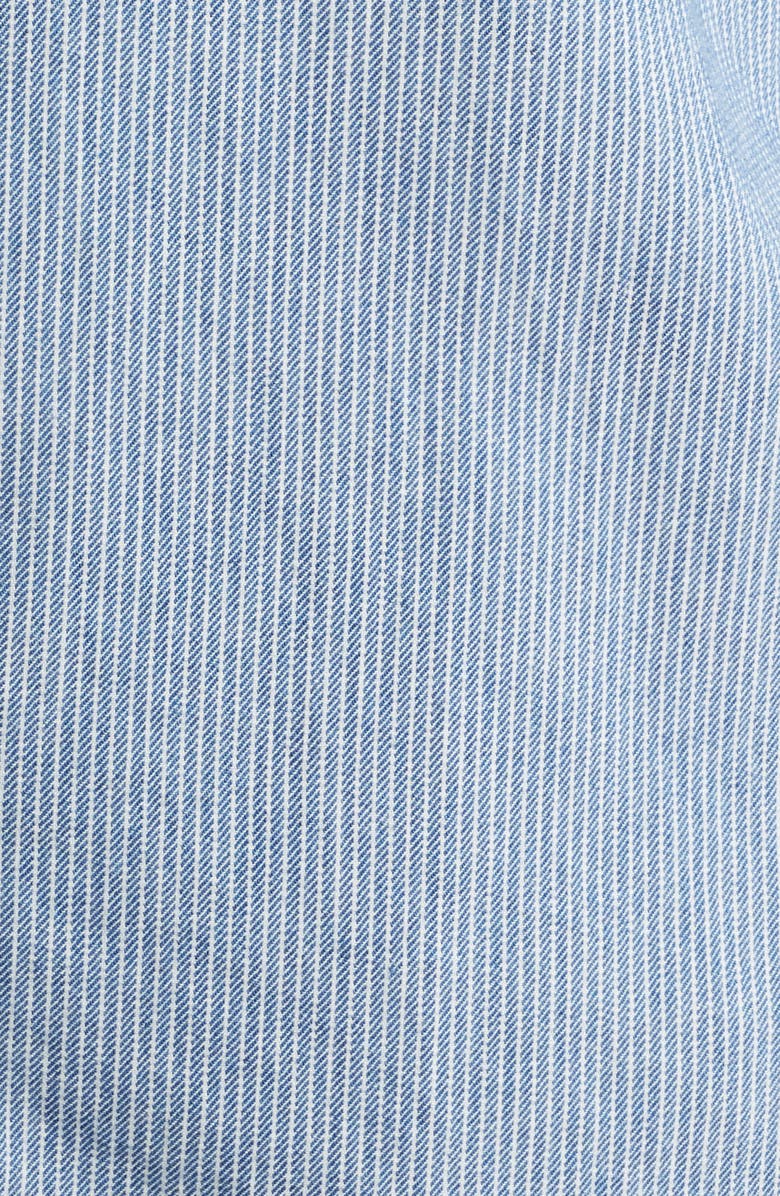 vineyard vines Montauk Indigo Stripe Button-Up Shirt, Alternate, color, Moonshine