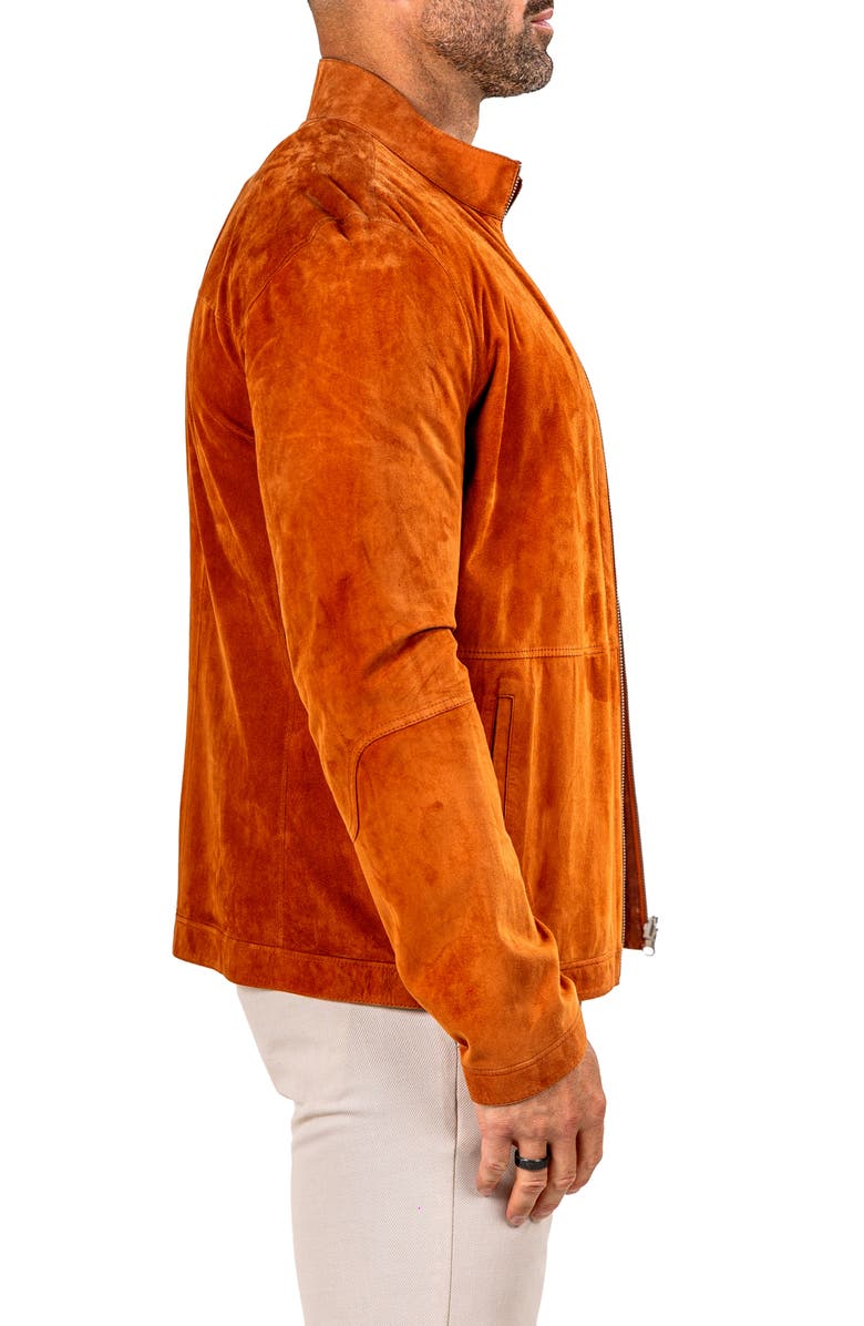 Maceoo Suede Jacket, Alternate, color, Brown