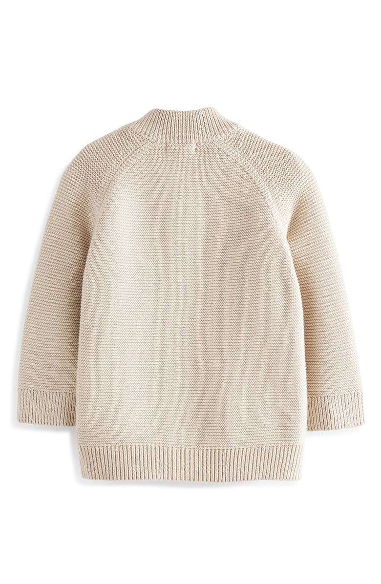 NEXT Kids' Animal Train Appliqué Cotton Graphic Cardigan, Alternate, color, 