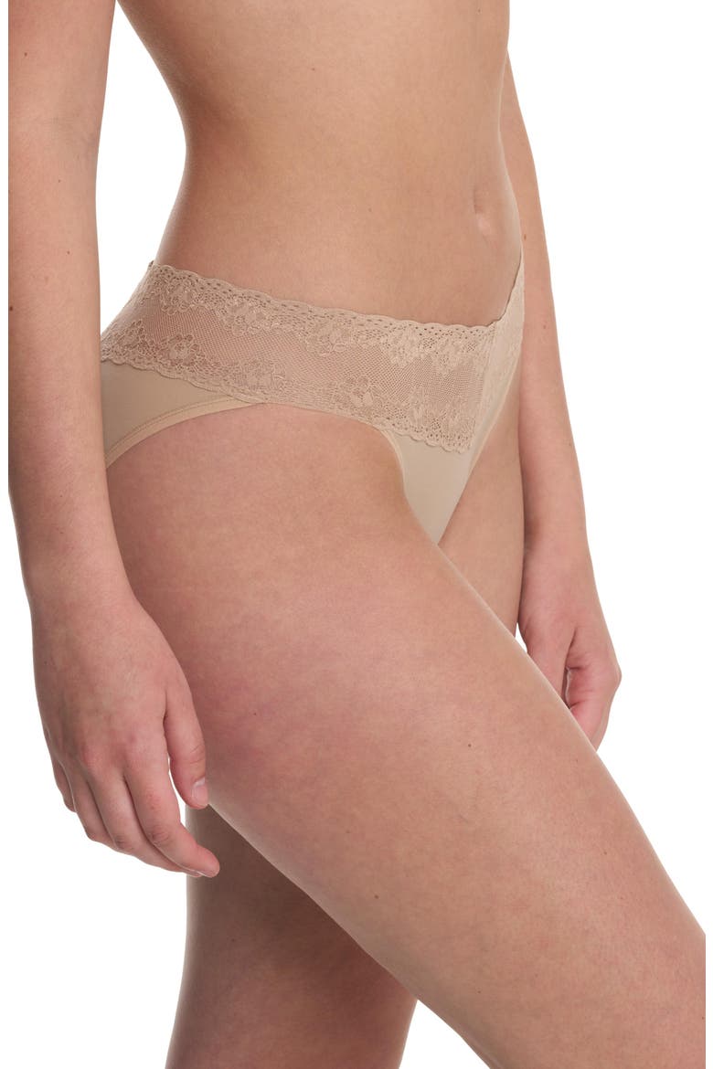 Bliss Perfection One Size French Cut Brief 2-Pack, Alternate, color, Cafe