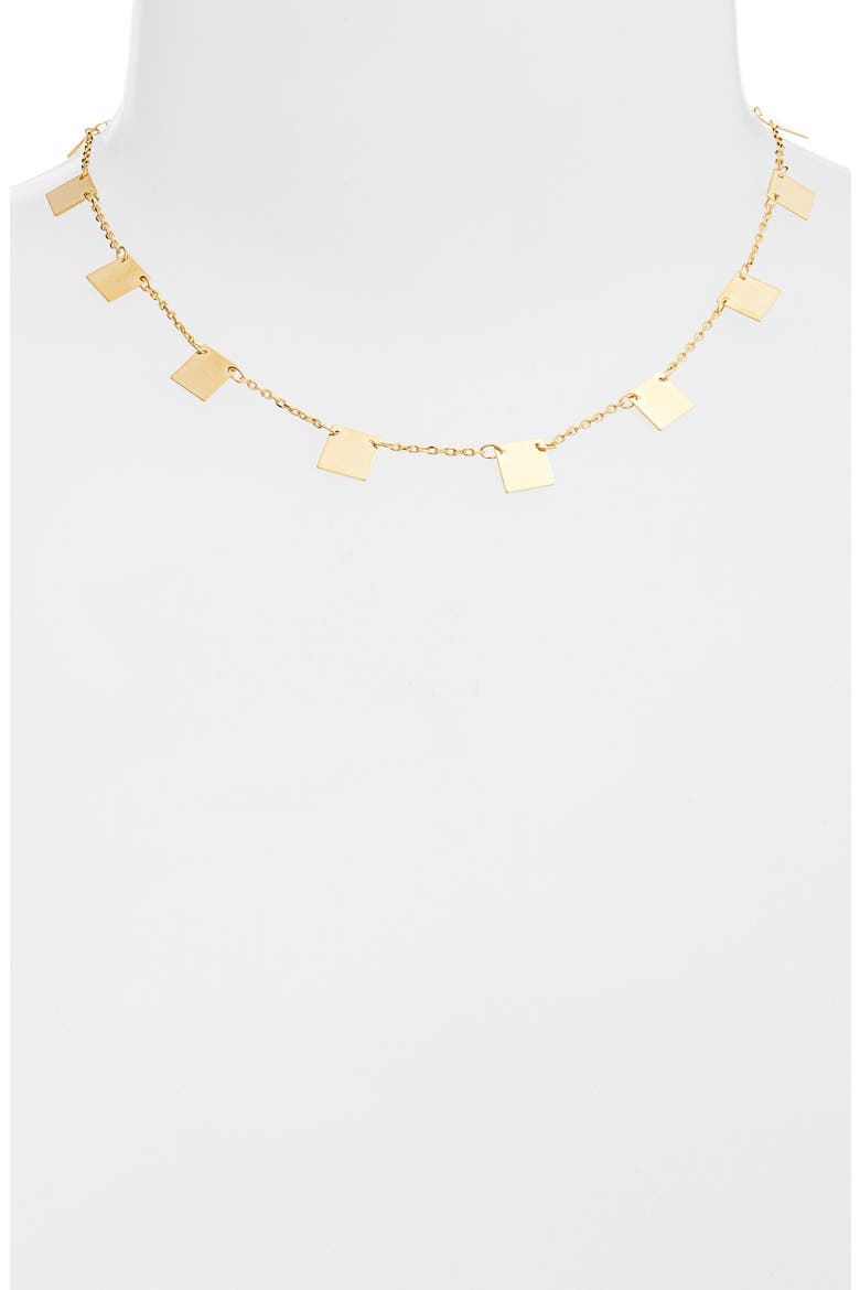 Pendant Choker, Main, color, GOLD