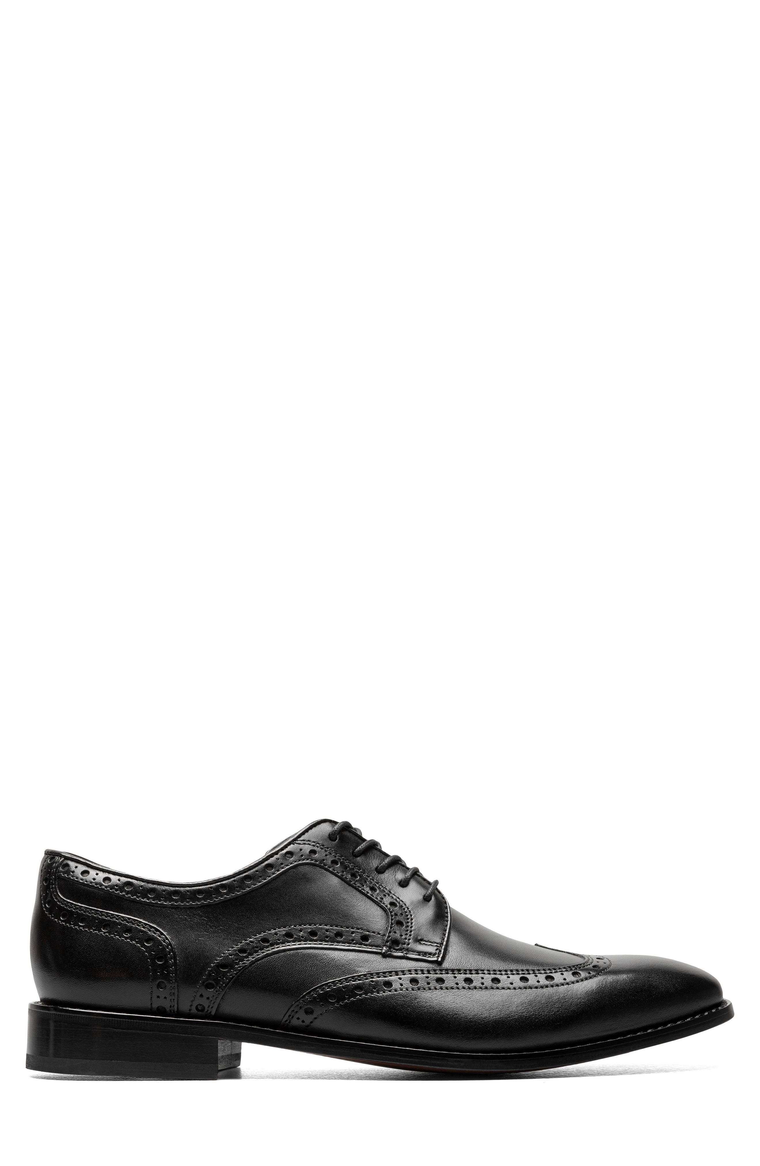 Conetta Wingtip Derby, Alternate, color, BLACK