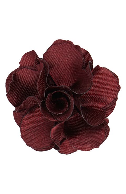 Men's Floral Lapel Pin