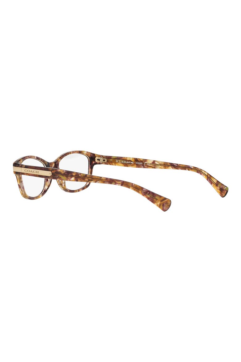 49mm Small Rectangular Optical Glasses, Alternate, color, LITE TORT