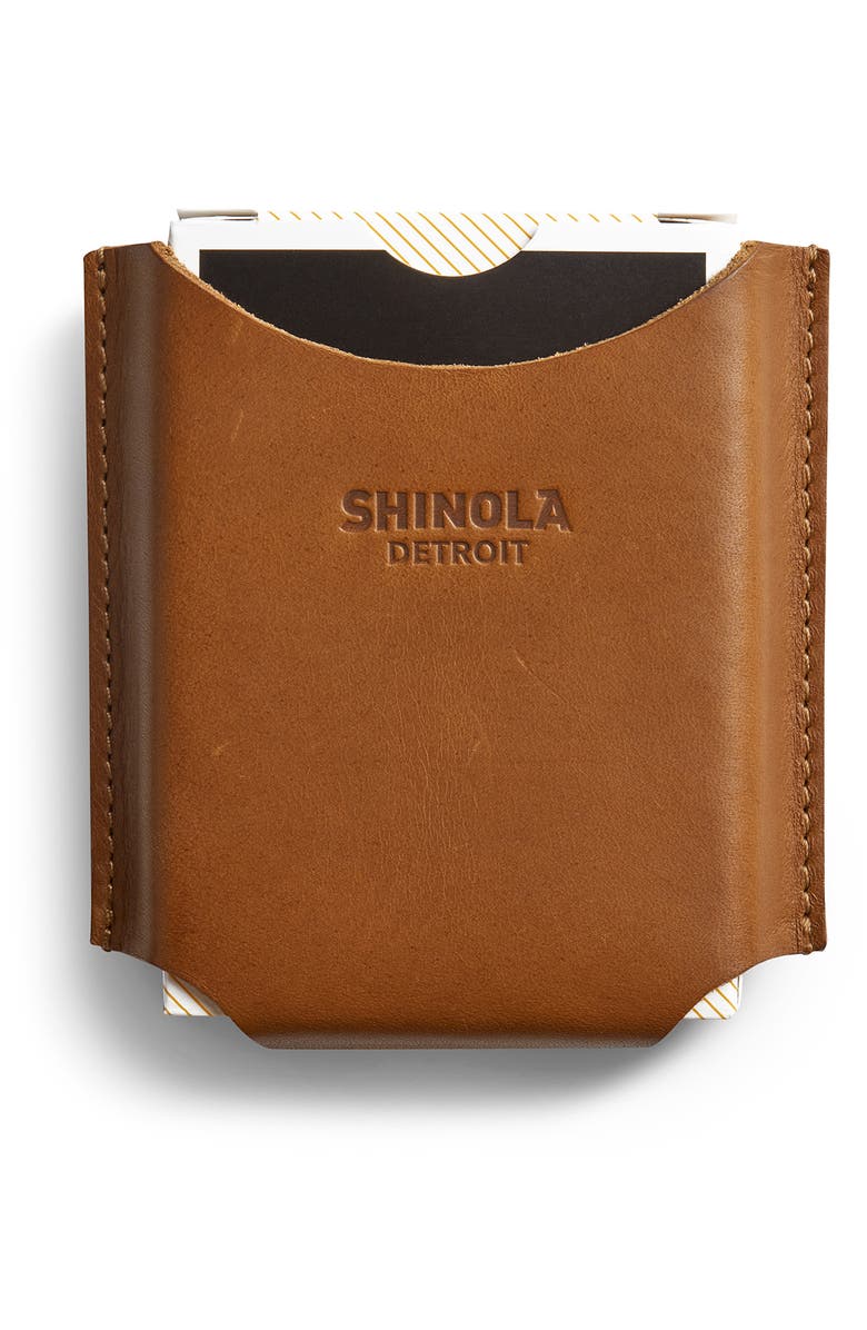 Shinola Playing Cards & Leather Sleeve Set, Main, color, 