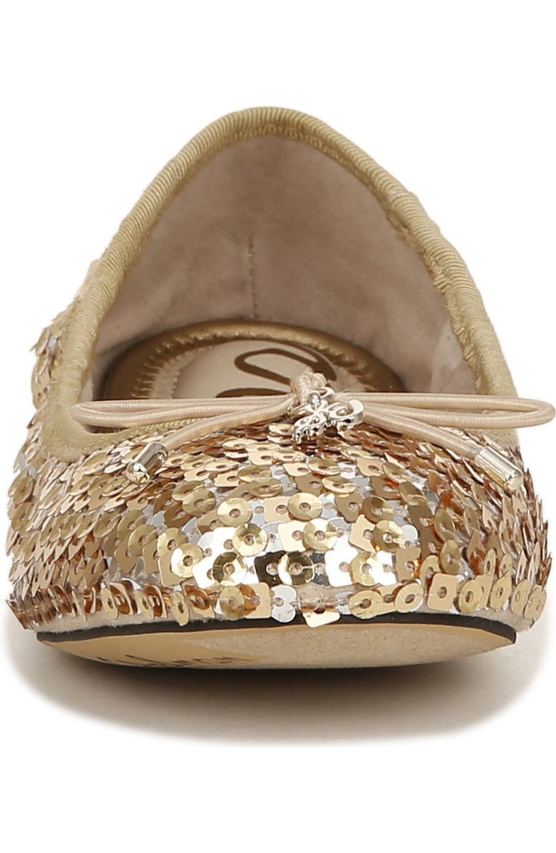 Sam Edelman Felicia Ballet Flat, Alternate, color, Gold Muilti