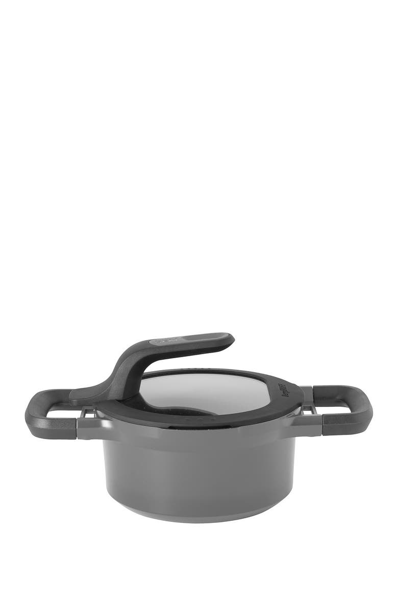 Grey Gem 1.6 qt. Non-Stick Covered Casserole, Main, color, GREY