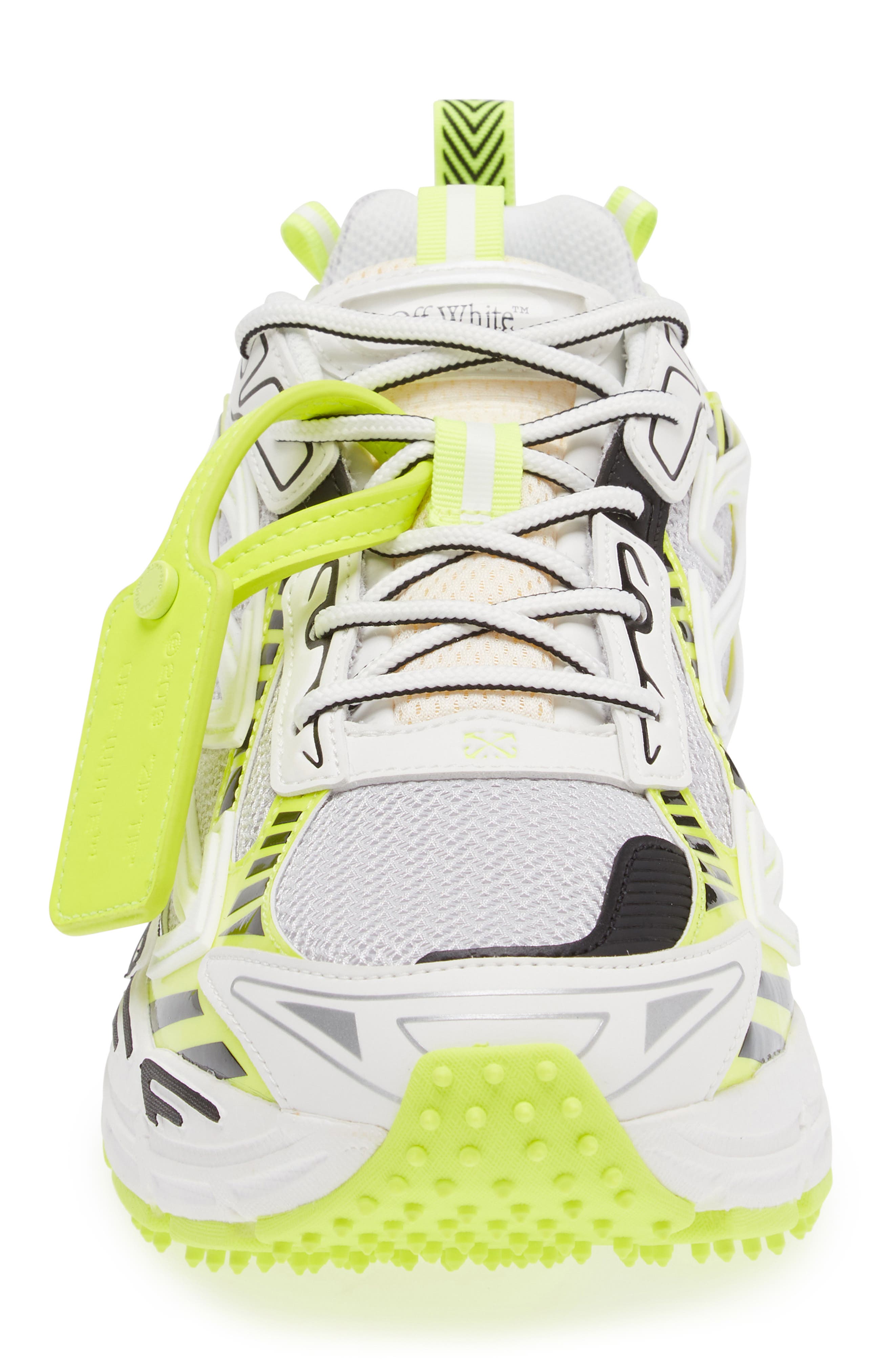 Off-White Be Right Back Sneaker, Alternate, color, White - Yellow Fluo