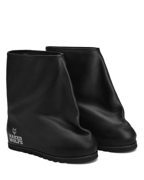 Naked Wolfe The Bag Boot Leather In Black