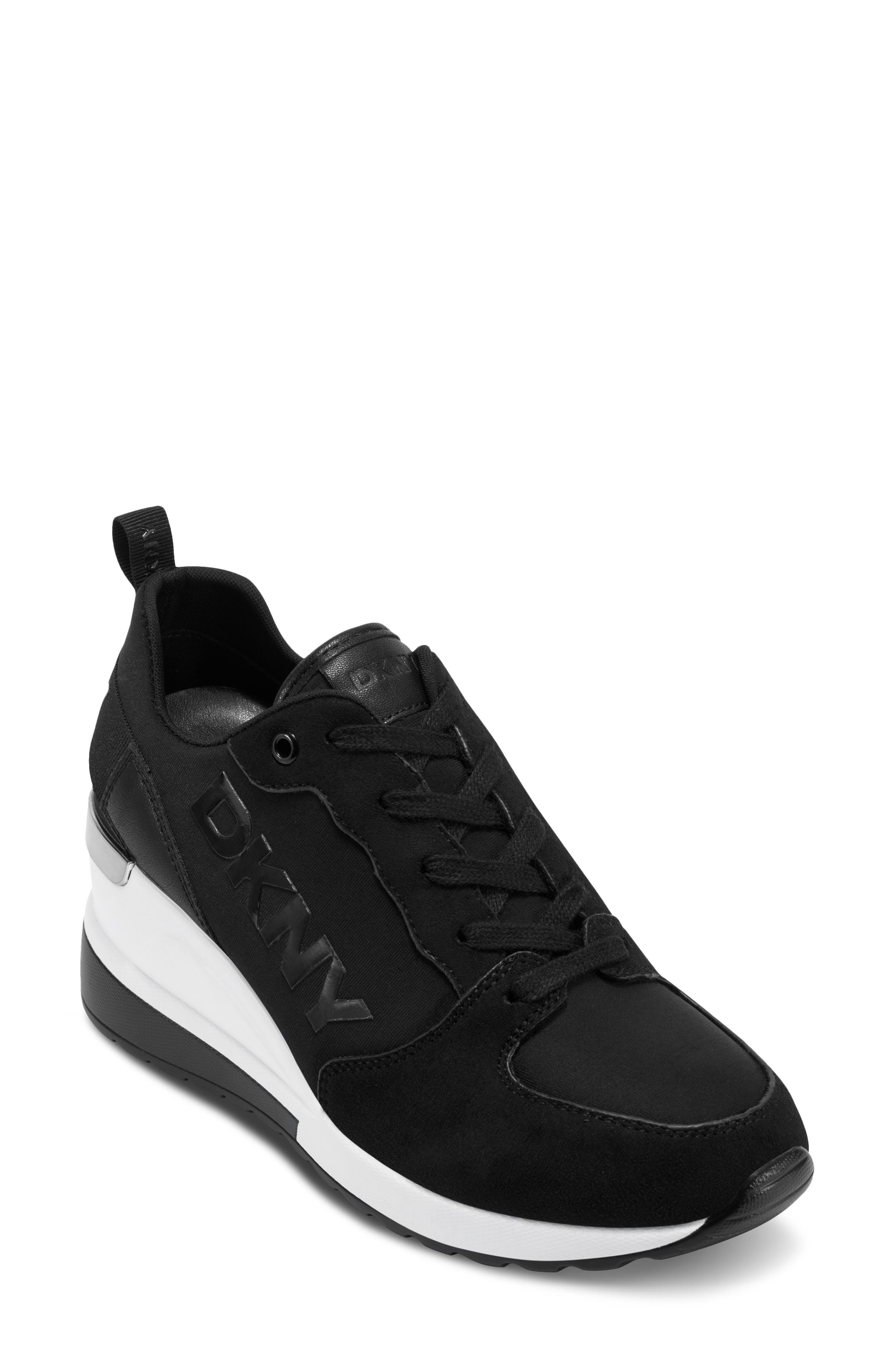 DKNY Cait Wedge Sneaker, Main, color, 