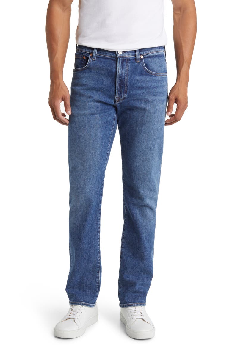 Gage Straight Leg Jeans, Main, color, ATLANTIC