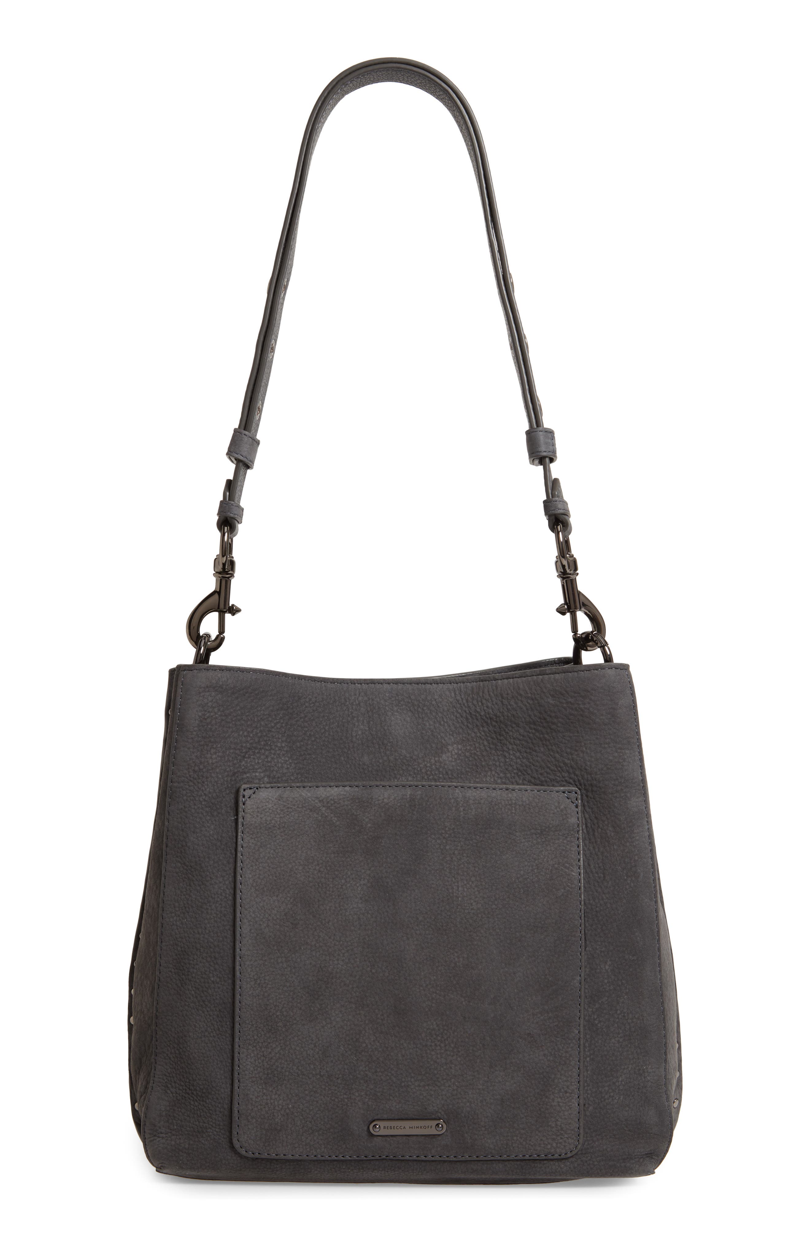 Rebecca Minkoff Darren Suede Shoulder Bag, Alternate, color, 