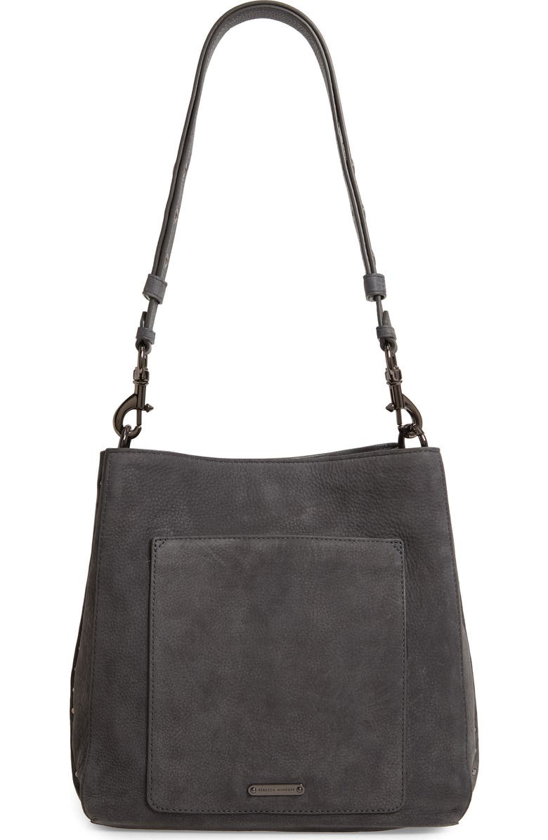 Rebecca Minkoff Darren Suede Shoulder Bag, Alternate, color,