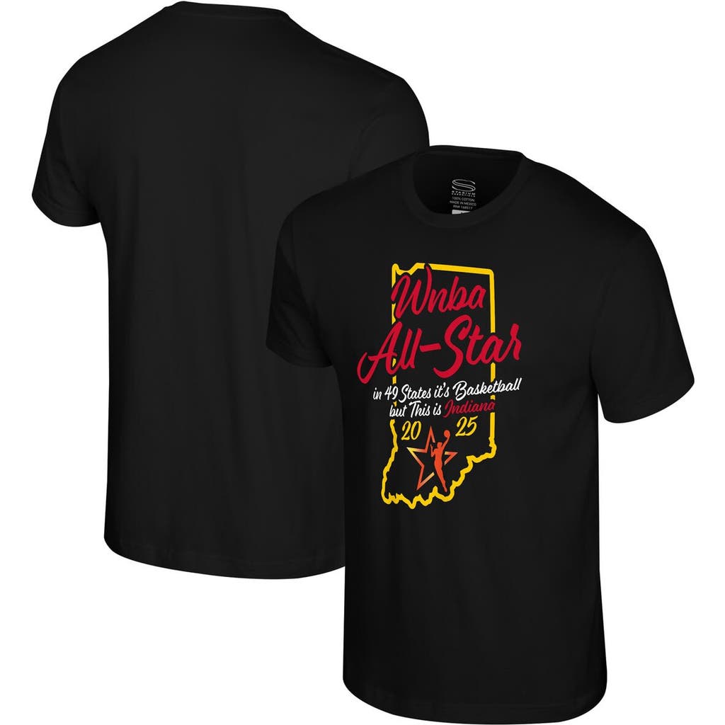 Stadium Essentials Unisex Black 2025 Wnba All-star Game Home State T-shirt