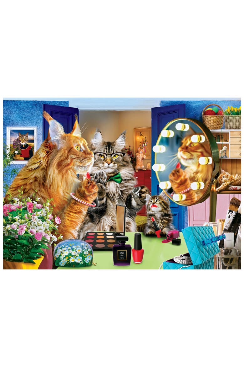 The Powder Room 1000 Piece Jigsaw Puzzle, Alternate, color, Multicolor