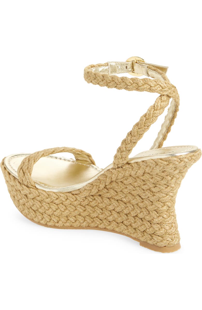 Stuart Weitzman Braida Strap Espadrille Wedge Sandal, Alternate, color,