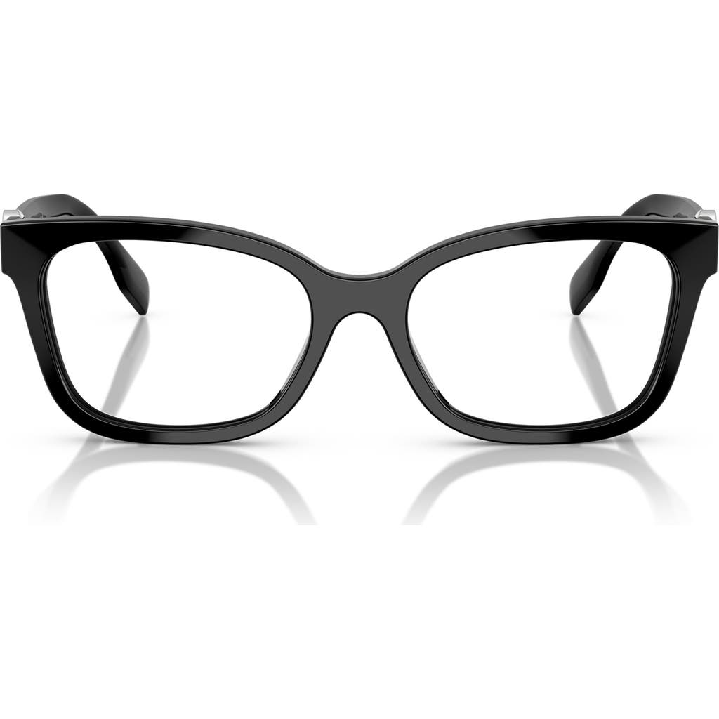 Tory Burch 53mm Phantos Optical Glasses In Black