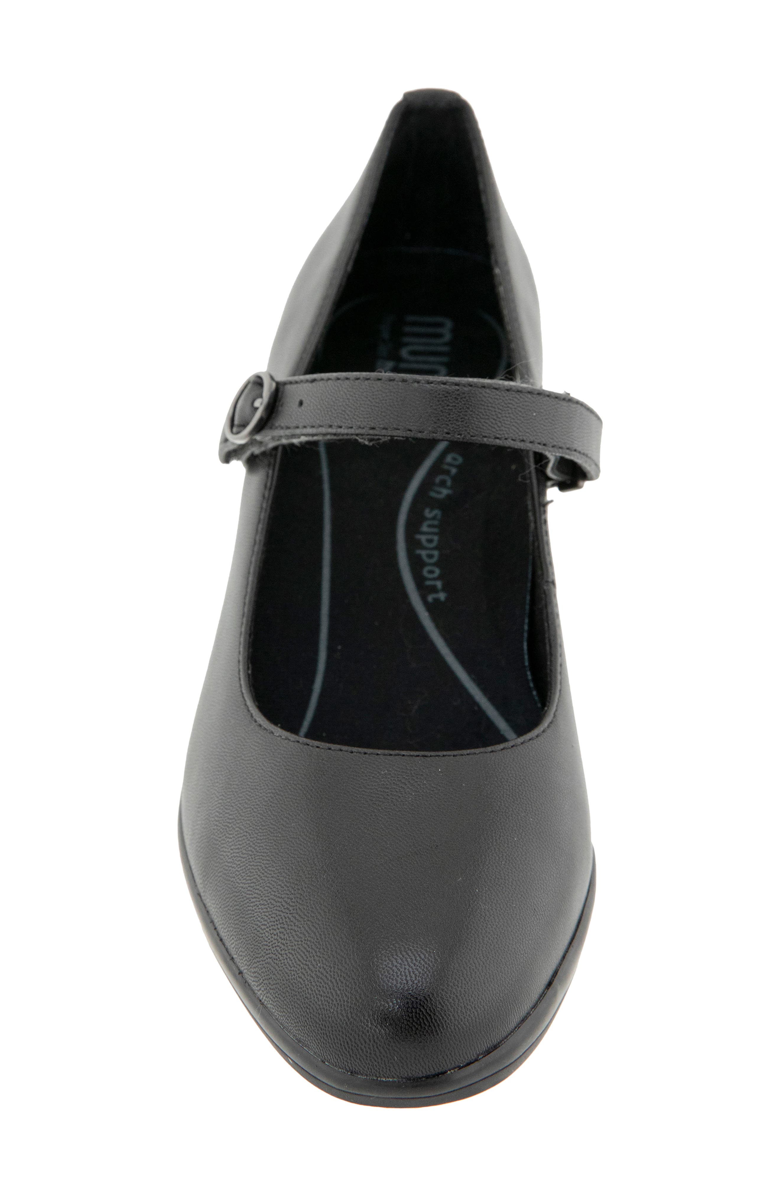 Rita Mary Jane Pump, Alternate, color, BLACK LEATHER