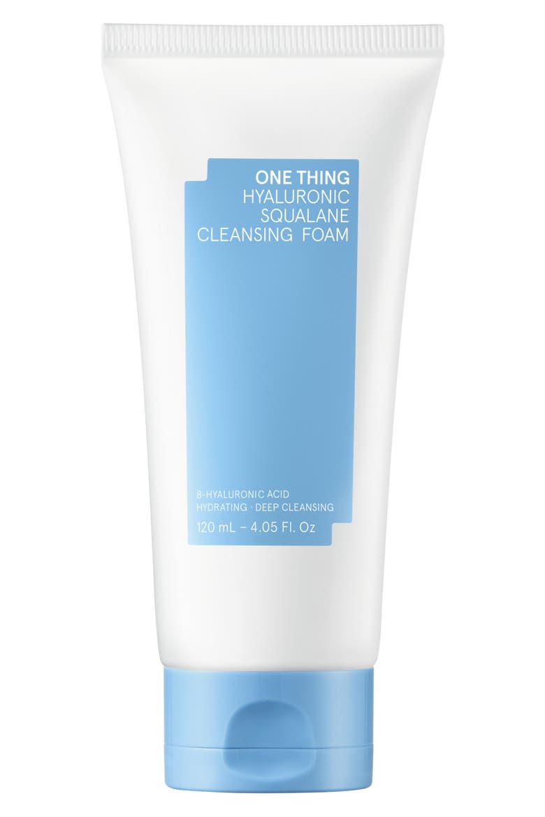 Hyaluronic Squalane Cleansing Foam, Main, color, NO COLOR