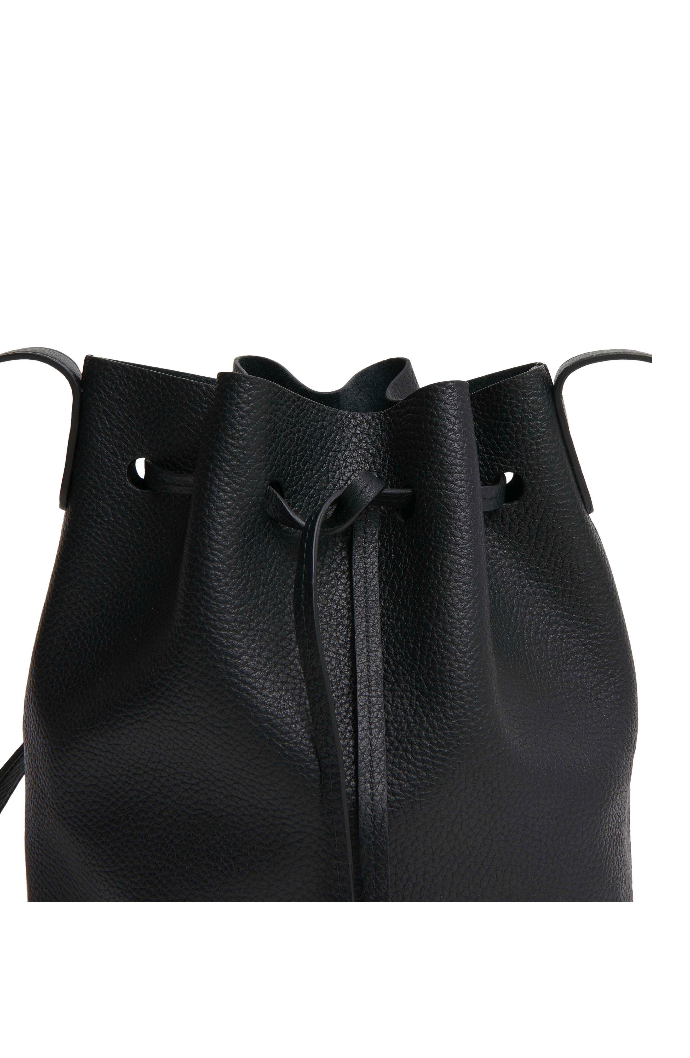 Mansur Gavriel Mini Soft Leather Bucket Bag, Alternate, color, 