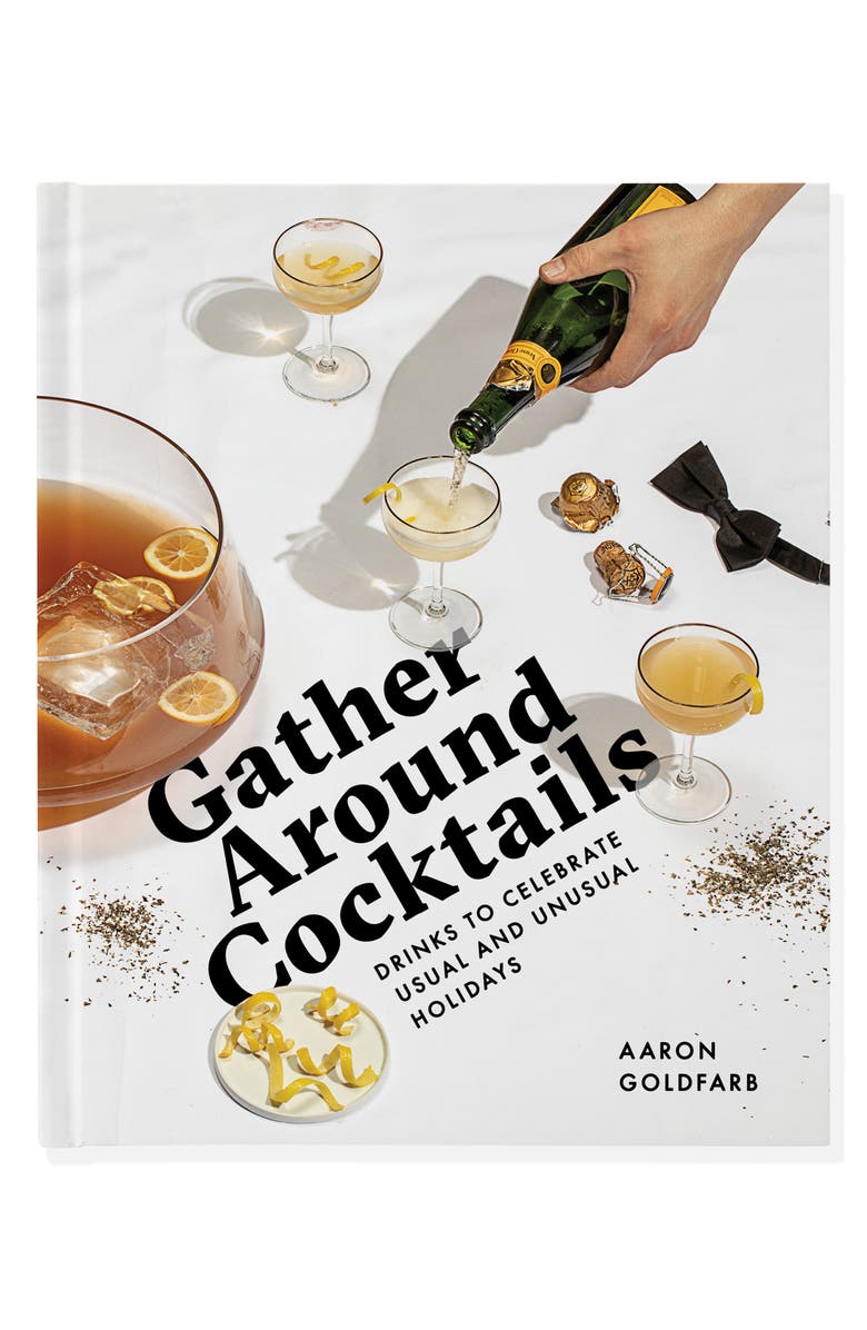 W&P Design Gather Around Cocktails Recipe Book, Main, color,