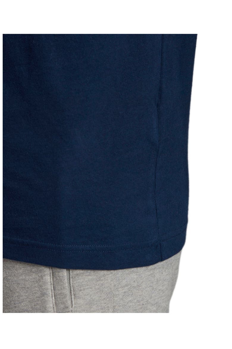 Trefoil Graphic T-Shirt, Alternate, color, COLLEGIATE NAVY