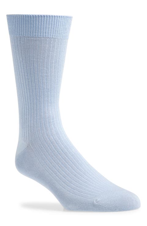 Casual Rib Crew Socks