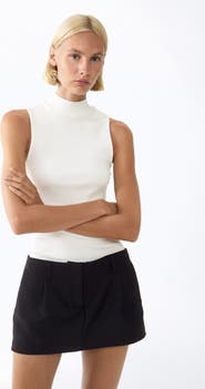H&M Viscose Mock Turtleneck Top