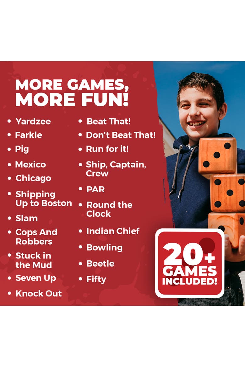 Yardzee, Farkle & 20+ Games - Classic Red Edition, Alternate, color, Red