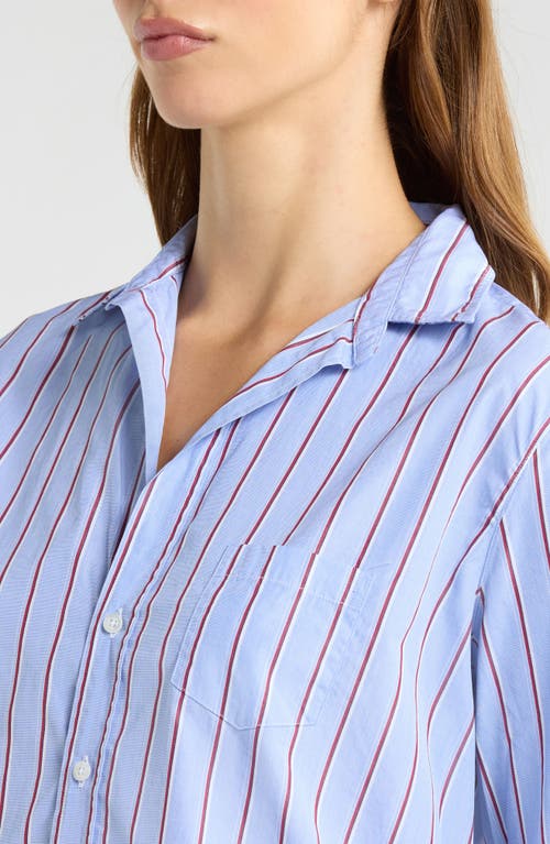 Frank & Eileen Eileen Relaxed Button-up Shirt In Blue