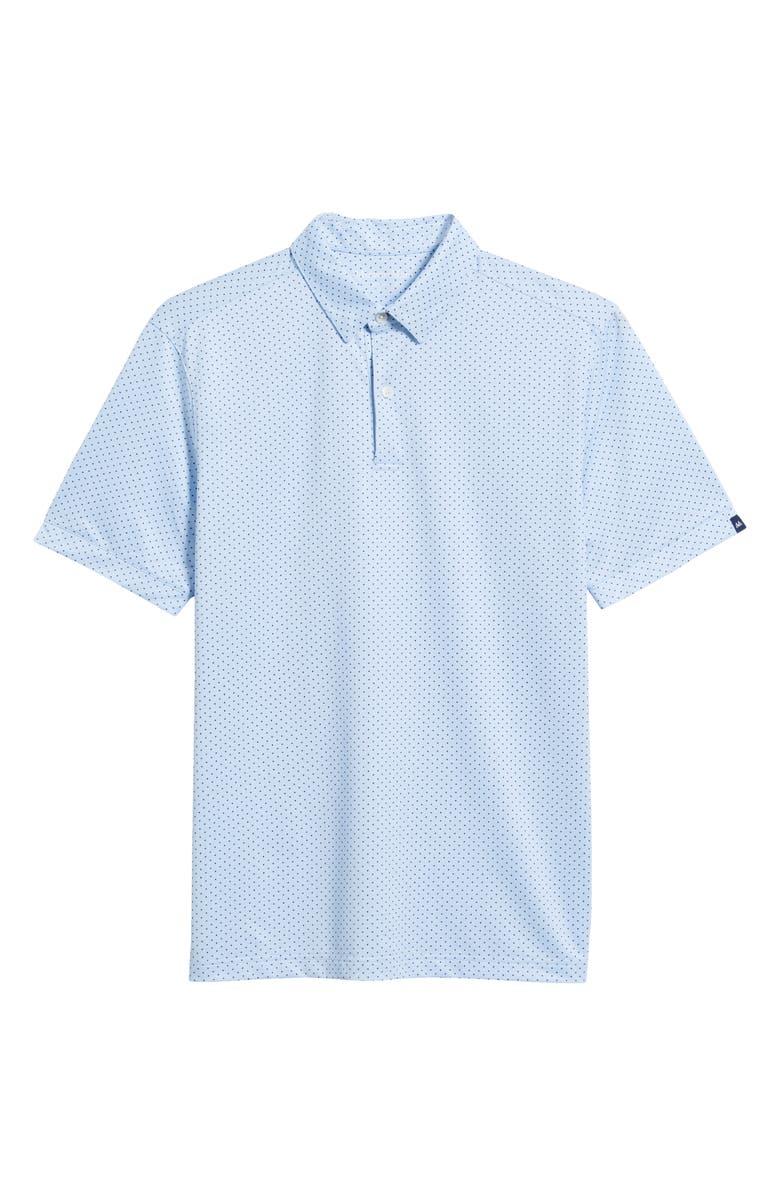 Mizzen+Main Halyard Trim Fit Performance Polo, Alternate, color, Cloud Blue Dot