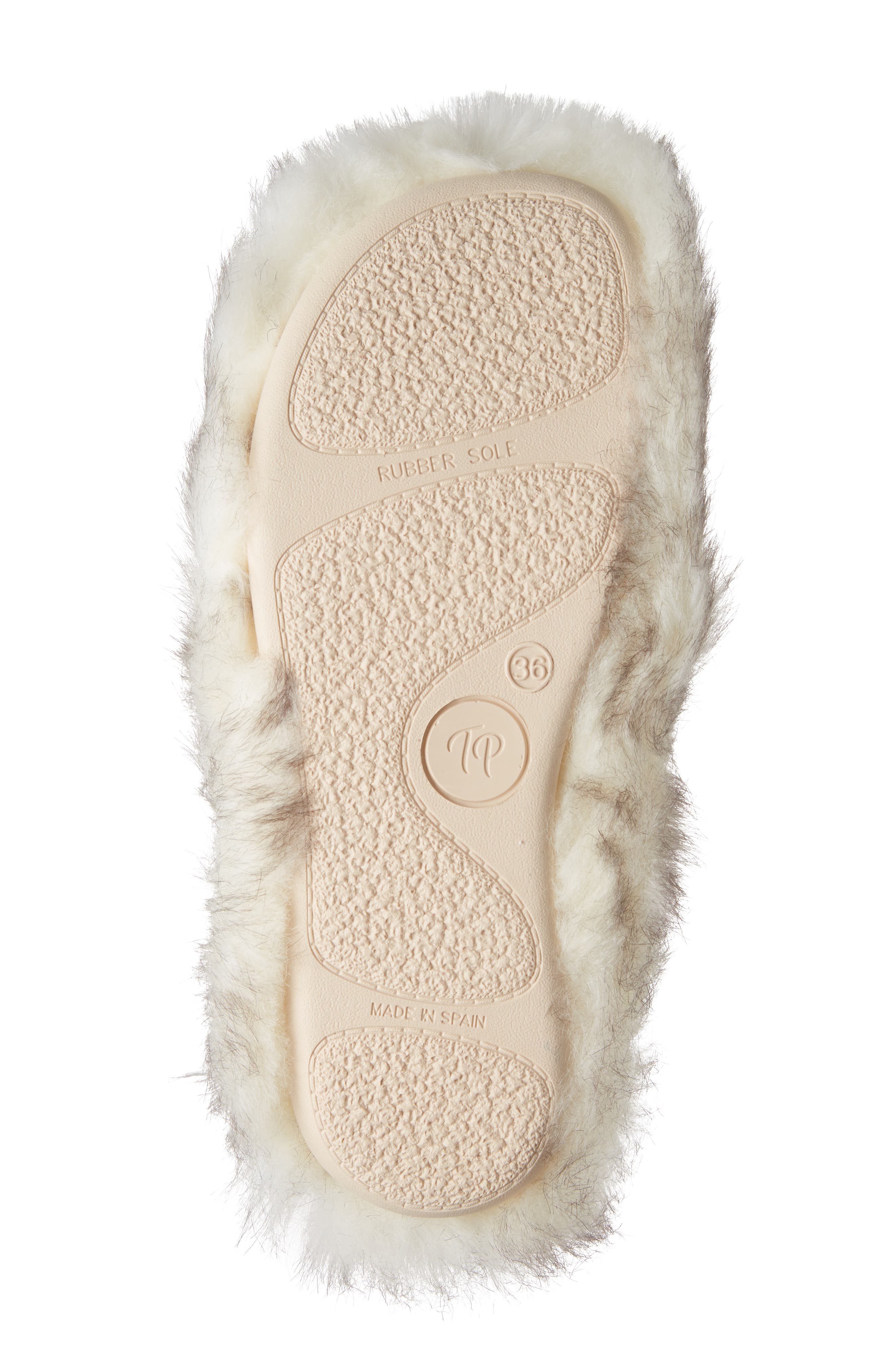 Toni Pons Maui Faux Fur Slipper, Alternate, color, Husky