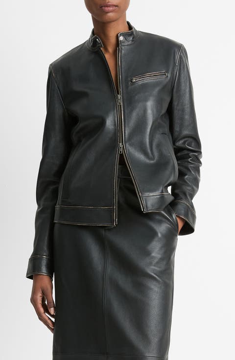Leather Biker Jacket