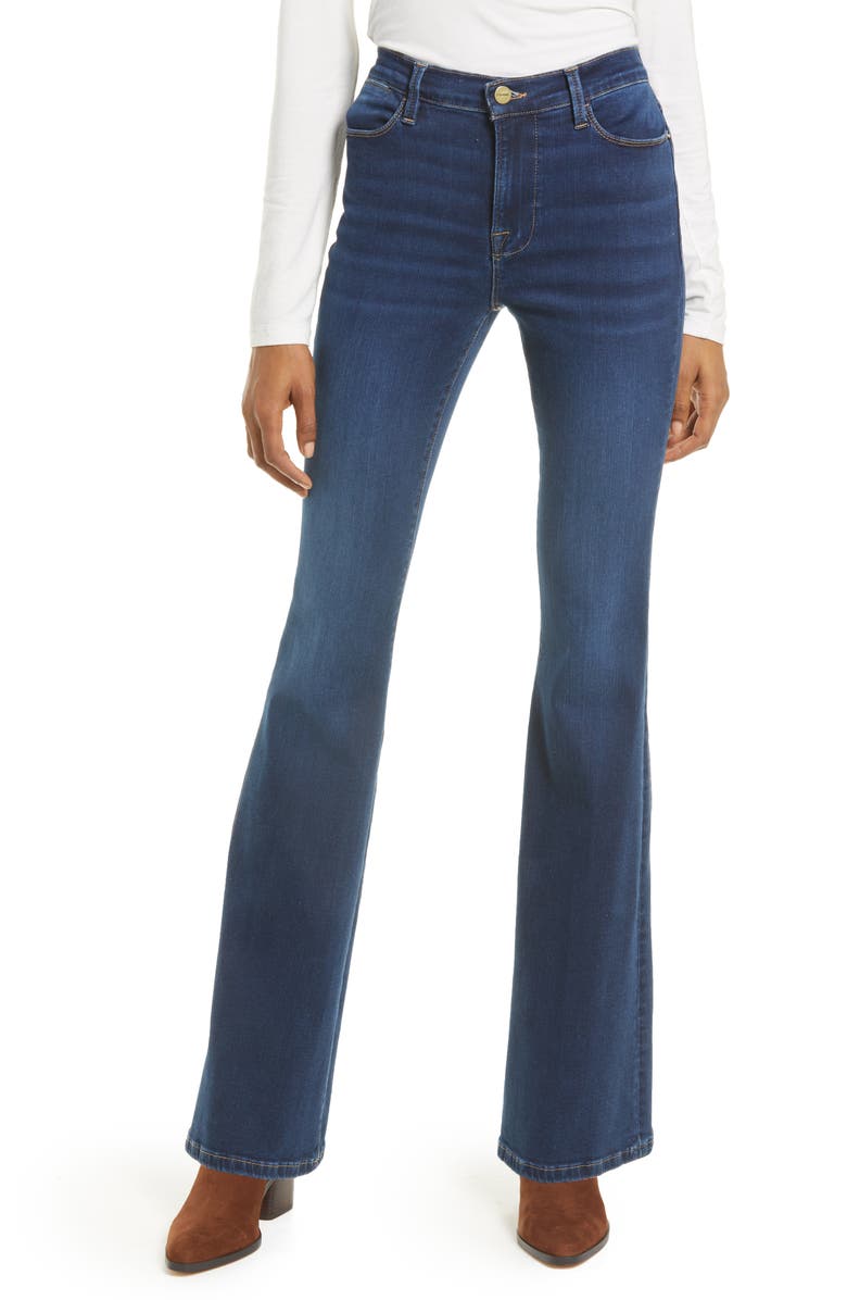 FRAME Le High Waist Flare Jeans, Main, color,