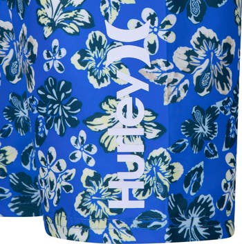 Kids' Floral Dri-FIT Swim Shirt & Trunks Set