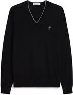 ASHWORTH GOLF Extrafine Merino Tipped V-Neck