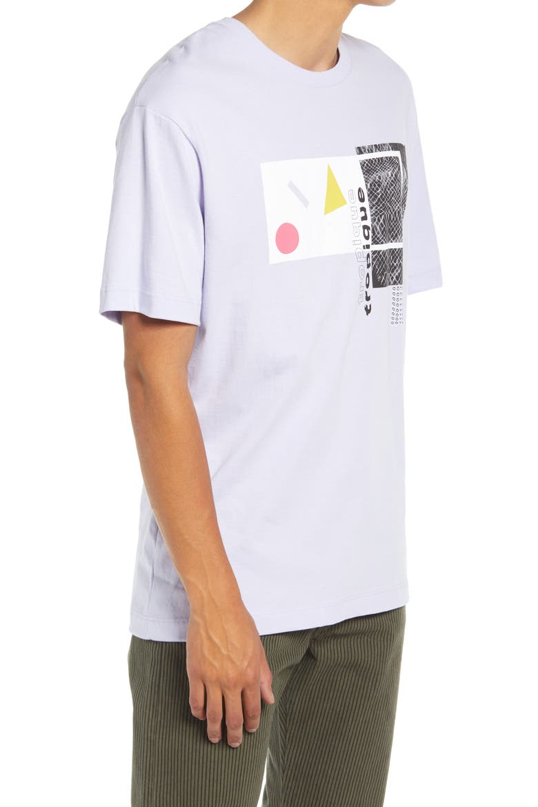Men's Collage Graphic Tee, Alternate, color, LILAC