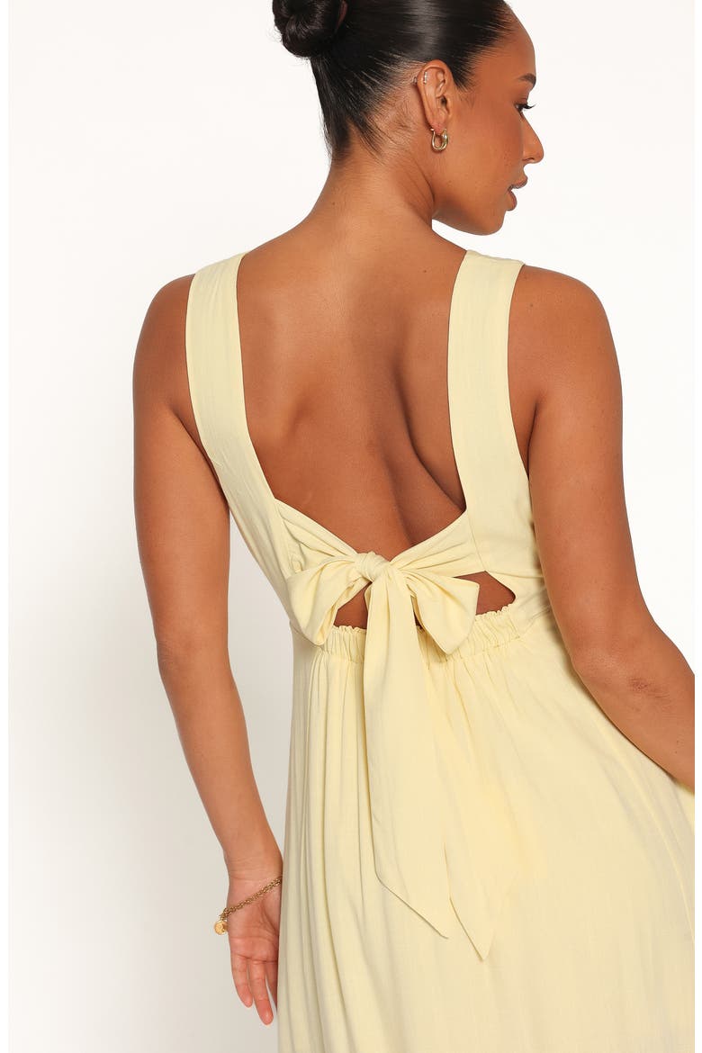 Kerrin Cotton Maxi Dress, Alternate, color, BUTTER YELLOW